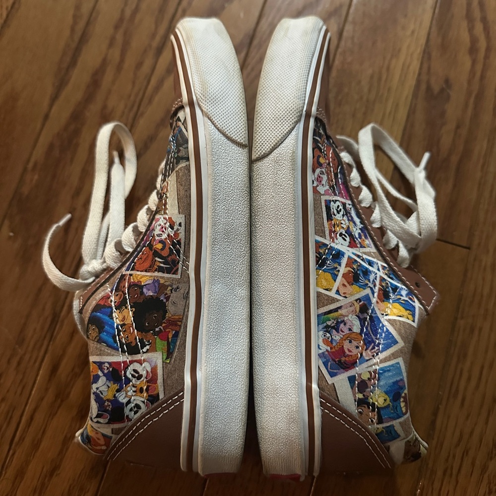 Vans X Disney 100 Old Skool Scrapbook Leather Women’s Size 6 - Picture 3 of 7